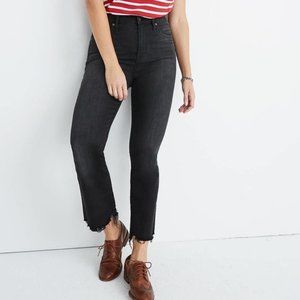 Madewell Cali Demi Boot Cut High Rise Berkeley Black-Washed Jeans Size: 24S